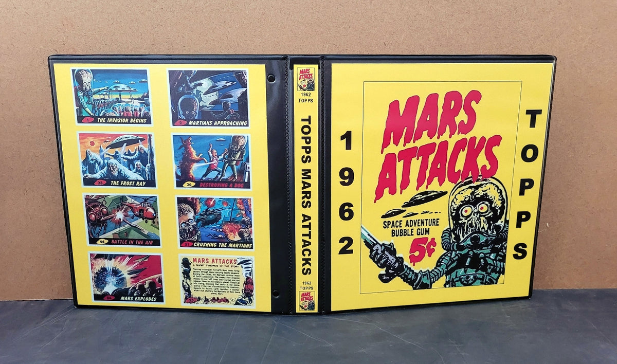 1962 Topps Mars Attacks Cards Custom Made Album Binder Inserts 3