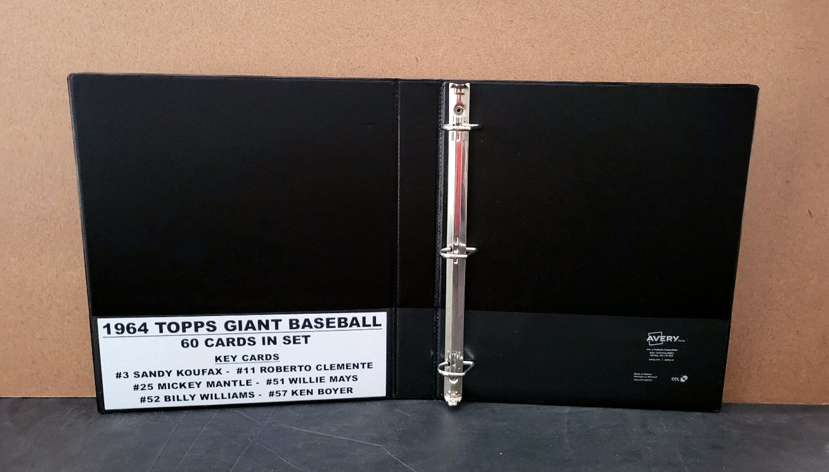 giant card binder 1964 Topps Giants Cards Custom Made Album Binder Inserts 3 Sizes
