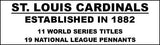 St. Louis Cardinals Baseball Cards Collectibles Custom Made Album Binder 3 Sizes - 3434
