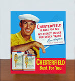 1951 Ben Hogan Store Counter Standup Sign - Chesterfield - 3052