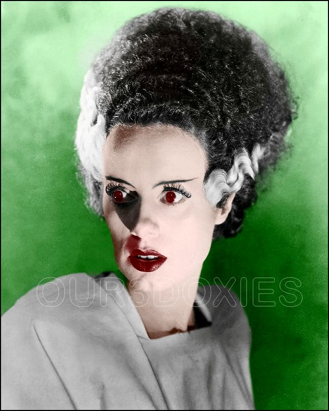 Elsa Lanchester Colorized 8X10 Photo - 1935 Bride Of Frankenstein - 30 ...