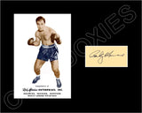 Rocky Marciano Matted Photo Display 8X10 - 2295