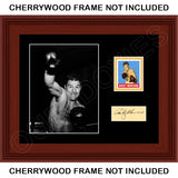 Rocky Marciano 1948 Leaf Card Matted Photo Display 11X14 - 2294