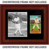 Tris Speaker Turkey Red Matted Photo Display 11X14 - Boston Americans - 1614