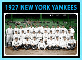 1927 New York Yankees 1971 Topps Custom Card - 4584