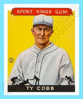 Ty Cobb 1933 Goudey Sport Kings Reproduction Card - 3704