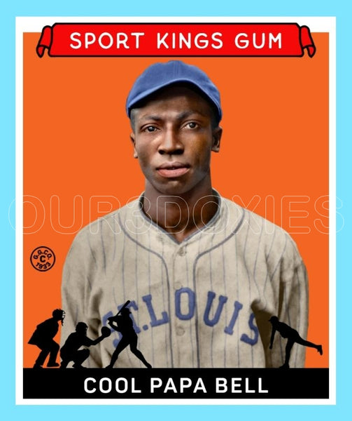 Cool Papa Bell 1933 Goudey Sport Kings Custom Card - 3685