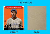 Cool Papa Bell 1933 Goudey Sport Kings Custom Card - 3685