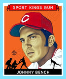 Johnny Bench 1933 Goudey Sport Kings Custom Card - 3686