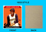 Roberto Clemente 1933 Goudey Sport Kings Custom Card - 3687