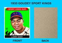 Larry Doby 1933 Goudey Sport Kings Custom Card - 3688