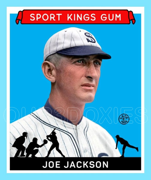 Joe Jackson 1933 Goudey Sport Kings Custom Card - 3689