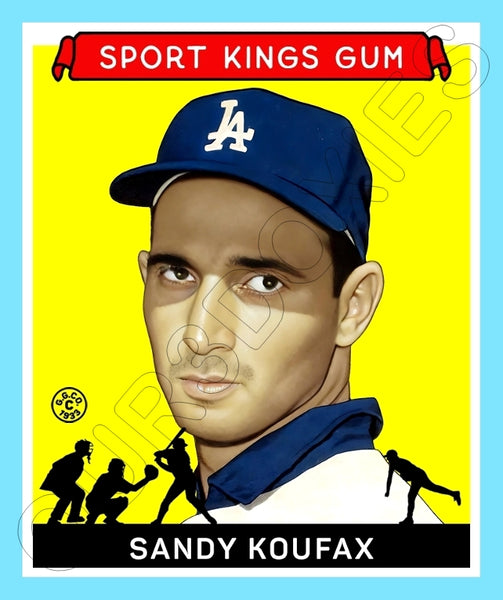 Sandy Koufax 1933 Goudey Sport Kings Custom Card - 3691