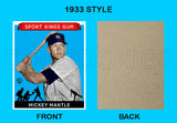 Mickey Mantle 1933 Goudey Sport Kings Custom Card - 3694