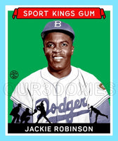 Jackie Robinson 1933 Goudey Sport Kings Custom Card - 3698