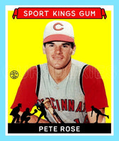 Pete Rose 1933 Goudey Sport Kings Custom Card - 3699