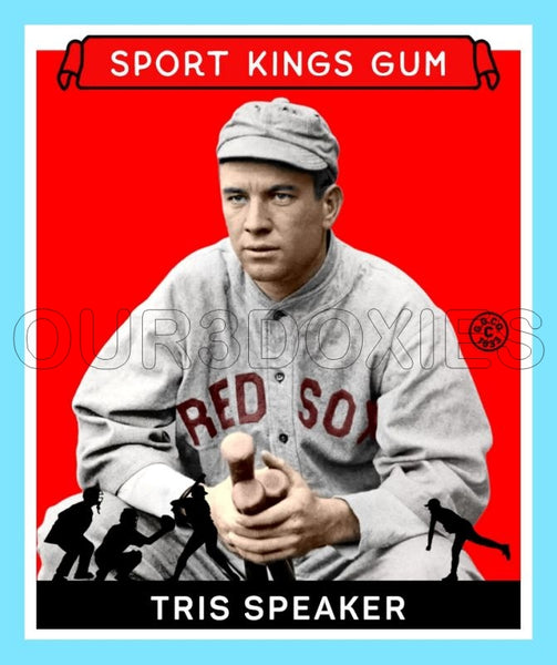 Tris Speaker 1933 Goudey Sport Kings Custom Card - 3700
