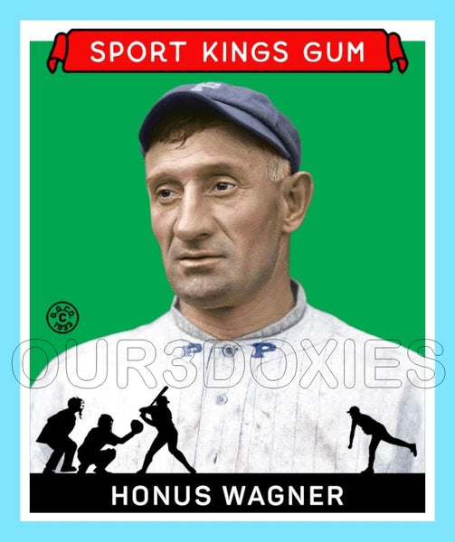 Honus Wagner 1933 Goudey Sport Kings Custom Card - 3702