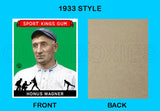 Honus Wagner 1933 Goudey Sport Kings Custom Card - 3702