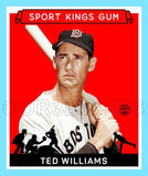 Ted Williams 1933 Goudey Sport Kings Custom Card - 3703