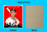 Ted Williams 1933 Goudey Sport Kings Custom Card - 3703