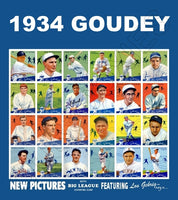 1934 Goudey Baseball Cards Custom Made Album Binder Inserts 3 Sizes - 3441