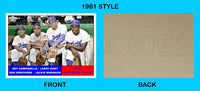 Robinson Campanella Doby Newcombe 1961 Topps Custom Card - 4244