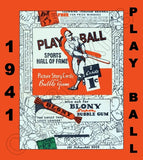 1941 Play Ball Baseball Cards Custom Made Album Binder 3 Sizes - 3442