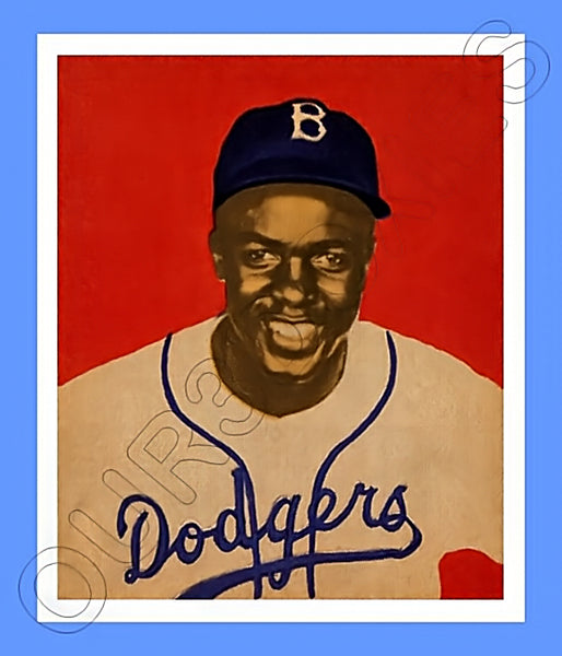 Jackie Robinson 1949 Bowman Reproduction Card - 3997