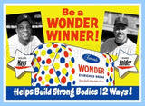 Willie Mays Duke Snider 1950's Wonder Bread Custom Card - 4005