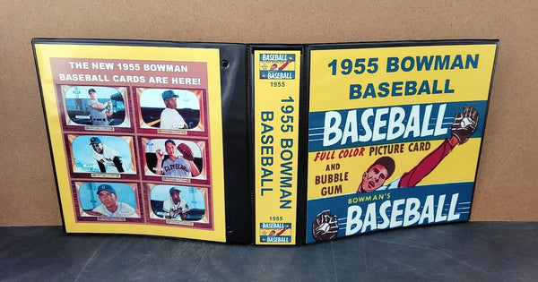 1955 Bowman Baseball Cards Custom Made Album Binder Inserts 3 Sizes