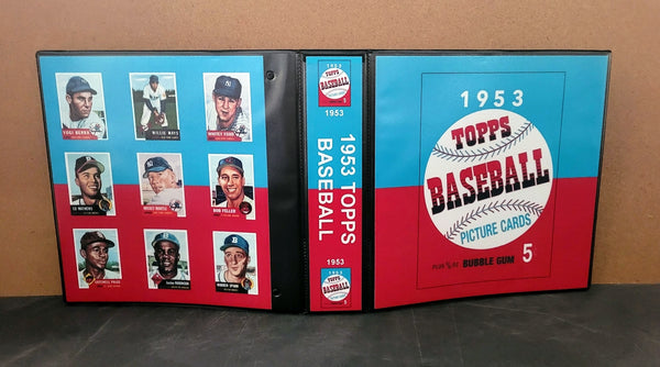 1953 Topps Baseball Cards Custom Made Album Binder Inserts 3 Sizes - 3453