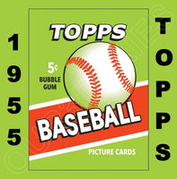 1955 Topps Baseball Cards Custom Made Album Binder Inserts 3 Sizes - 3457