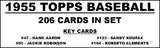1955 Topps Baseball Cards Custom Made Album Binder 3 Sizes - 3456