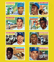 1956 Topps Baseball Cards Custom Made Album Binder Inserts 3 Sizes - 3461