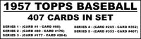1957 Topps Baseball Cards Custom Made Album Binder Inserts 3 Sizes - 3463