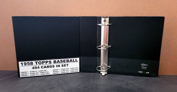 binder inserts for cards 1969 Topps Basketball Custom Made Album 3 Sizes Carstens White 10 Sheets of 20-Pocket Pages
