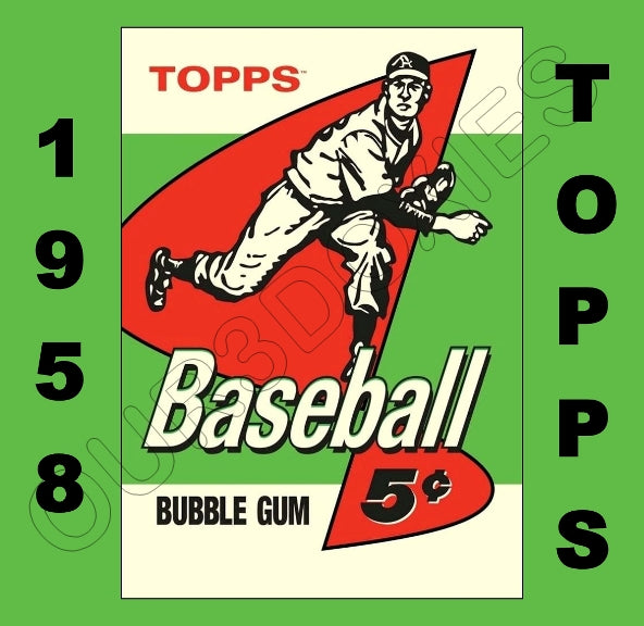 binder inserts for baseball cards 1958 Topps Baseball Cards Custom Made Album Binder Inserts 3 Sizes