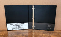 1960 Fleer Baseball Cards Custom Made Album Binder Inserts 3 Sizes - 3477