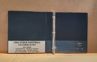 1960 Fleer Football Cards Custom Made Album Binder Inserts 3 Sizes - 3479