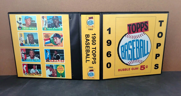 1960 Topps Baseball Cards Custom Made Album Binder 3 Sizes - 3480 OUR3DOXIES 1960 Topps Baseball Cards Custom Made Album Binder 3 Sizes - 3480 OUR3DOXIES