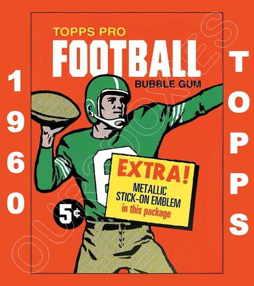 topps football card binder 1960 Topps Football Cards Custom Made Album Binder Inserts 3 Sizes