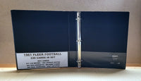 1961 Fleer Football Cards Custom Made Album Binder Inserts 3 Sizes - 3487