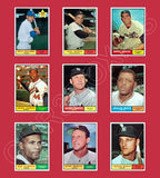 1961 Topps Baseball Cards Custom Made Album Binder 3 Sizes - 3488