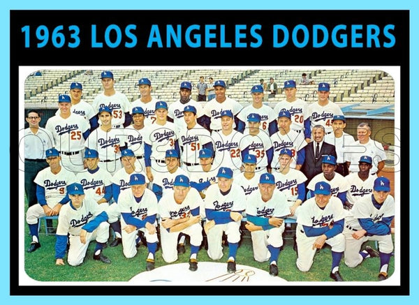 1963 Los Angeles Dodgers 1971 Topps Custom Card - 4585