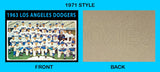 1963 Los Angeles Dodgers 1971 Topps Custom Card - 4585