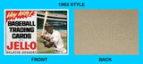 Hank Aaron 1963 Jello Custom Card - 4345
