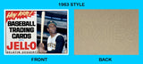 Roberto Clemente 1963 Jello Custom Card - 4346