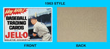 Mickey Mantle 1963 Jello Custom Card - 4347