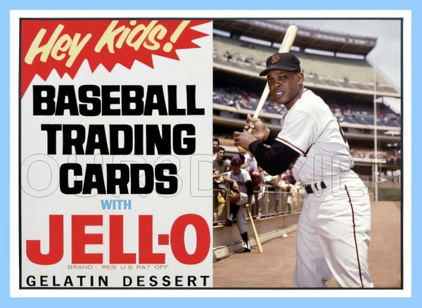 Willie Mays 1963 Jello Custom Card - 4348